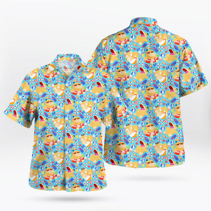 Summer Psyduck Beach Party Pokemon Hawaiian Shirt | Tropi Hawaiian Shirts Store