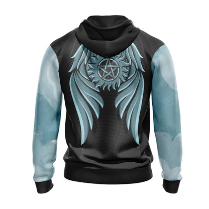 Supernatural Hoodie Saving People Is The Family Business Hunting Things Hoodie Black Blue Unisex - Cozy Hoodie For Cold Weather