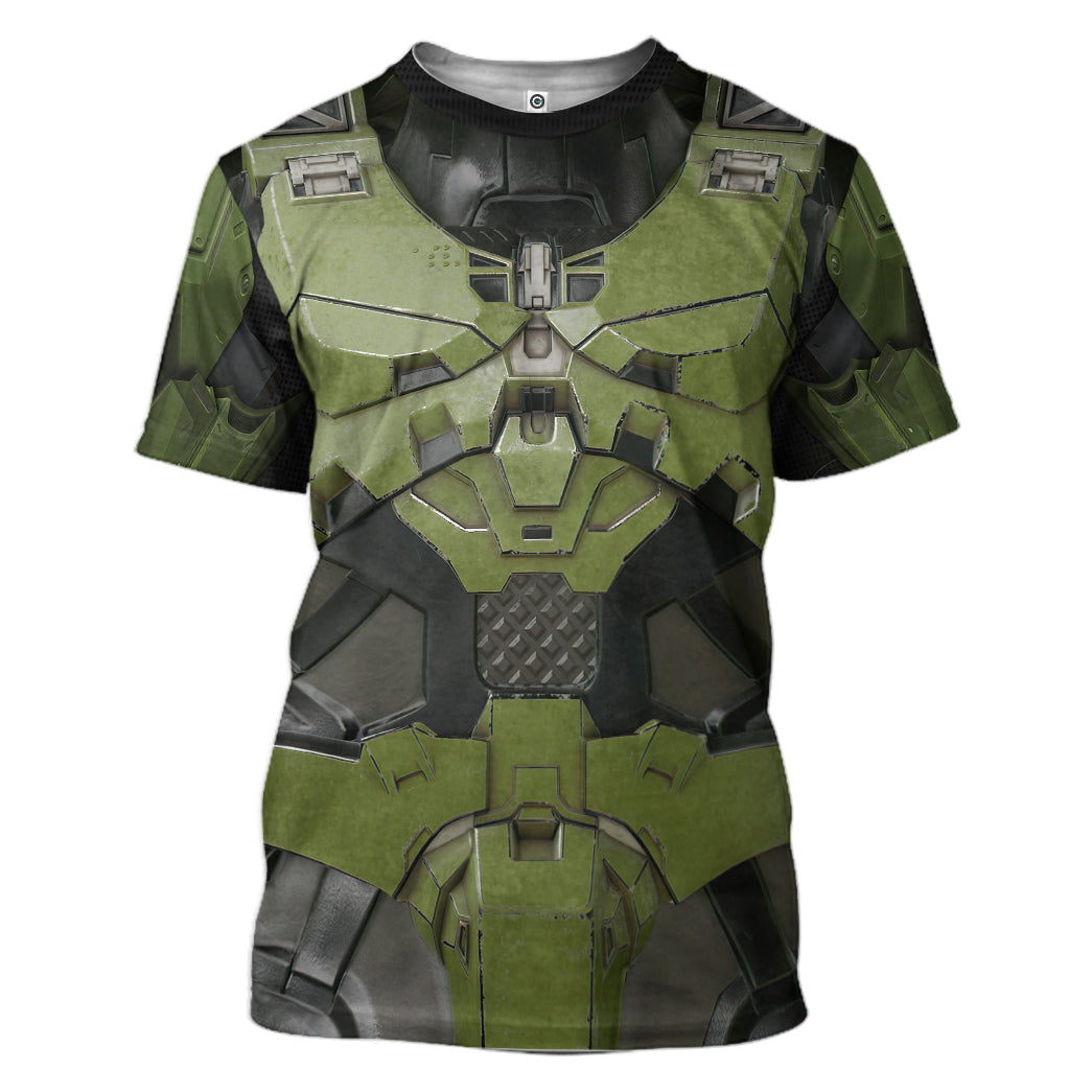  Halo Infinite Masterchief Cosplay Custom Tshirt Hoodie Apparel