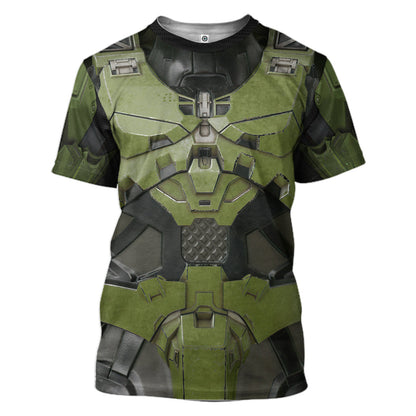  Halo Infinite Masterchief Cosplay Custom Tshirt Hoodie Apparel