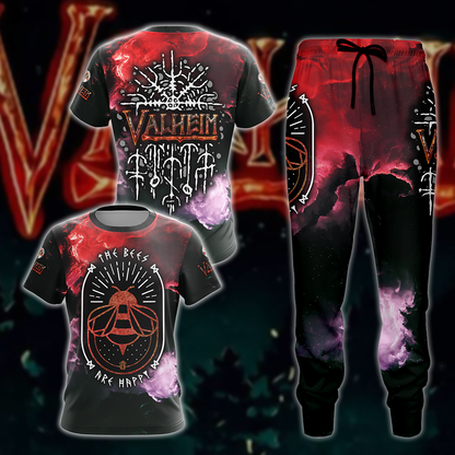 Valheim All 3D Over Print T-shirt Tank Top Zip Hoodie Pullover Hoodie Hawaiian Shirt Beach Shorts Jogger