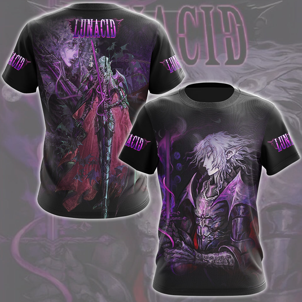 Lunacid Video Game All Over Printed T-shirt Tank Top Zip Hoodie Pullover Hoodie Hawaiian Shirt Beach Shorts Joggers