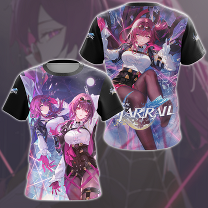 Honkai: Star Rail Kafka Video Game All Over Printed T-shirt Tank Top Zip Hoodie Pullover Hoodie Hawaiian Shirt Beach Shorts Joggers