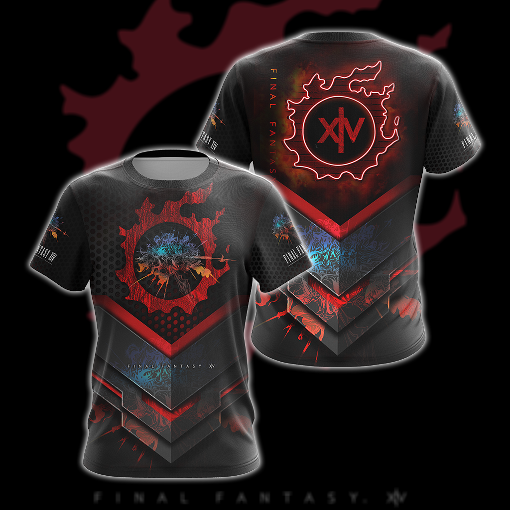Final Fantasy XIV All Over Print T-shirt Tank Top Zip Hoodie Pullover Hoodie Hawaiian Shirt