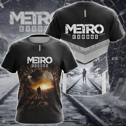 Metro Exodus Video Game 3D All Over Print T-shirt Tank Top Zip Hoodie Pullover Hoodie Hawaiian Shirt Beach Shorts Jogger