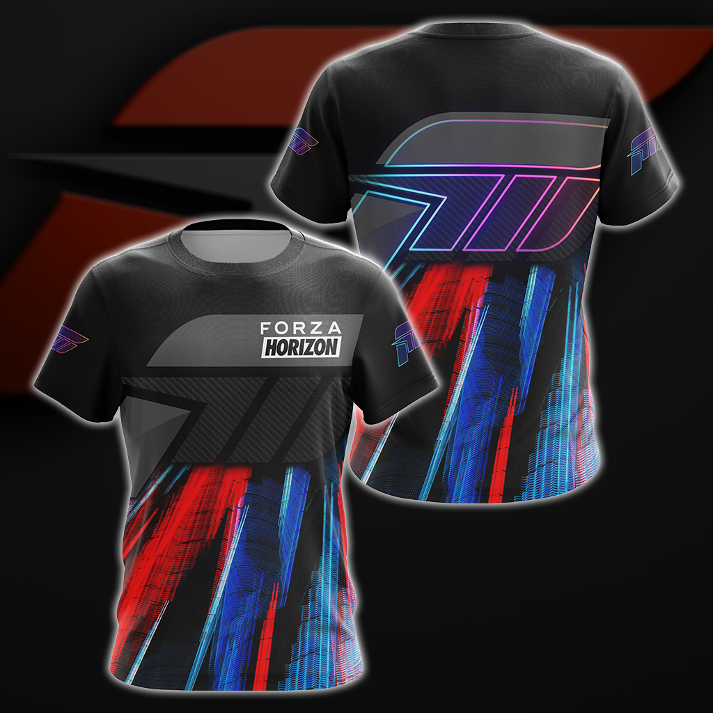 Forza Horizon All Over Print T-shirt Tank Top Zip Hoodie Pullover Hoodie Hawaiian Shirt