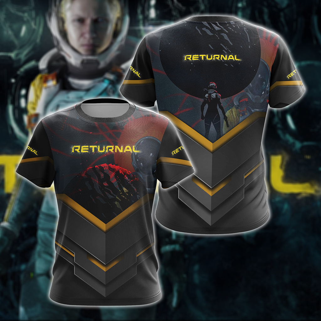 Returnal 3D All Over Print T-shirt Tank Top Zip Hoodie Pullover Hoodie Hawaiian Shirt Beach Shorts Jogger
