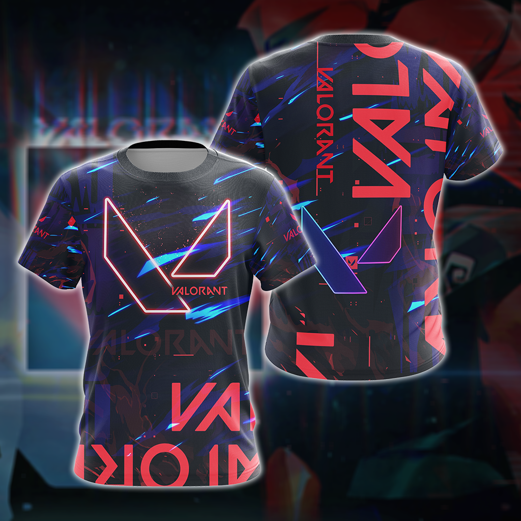 Valorant 3D All Over Print T-shirt Tank Top Zip Hoodie Pullover Hoodie Hawaiian Shirt Beach Shorts Jogger