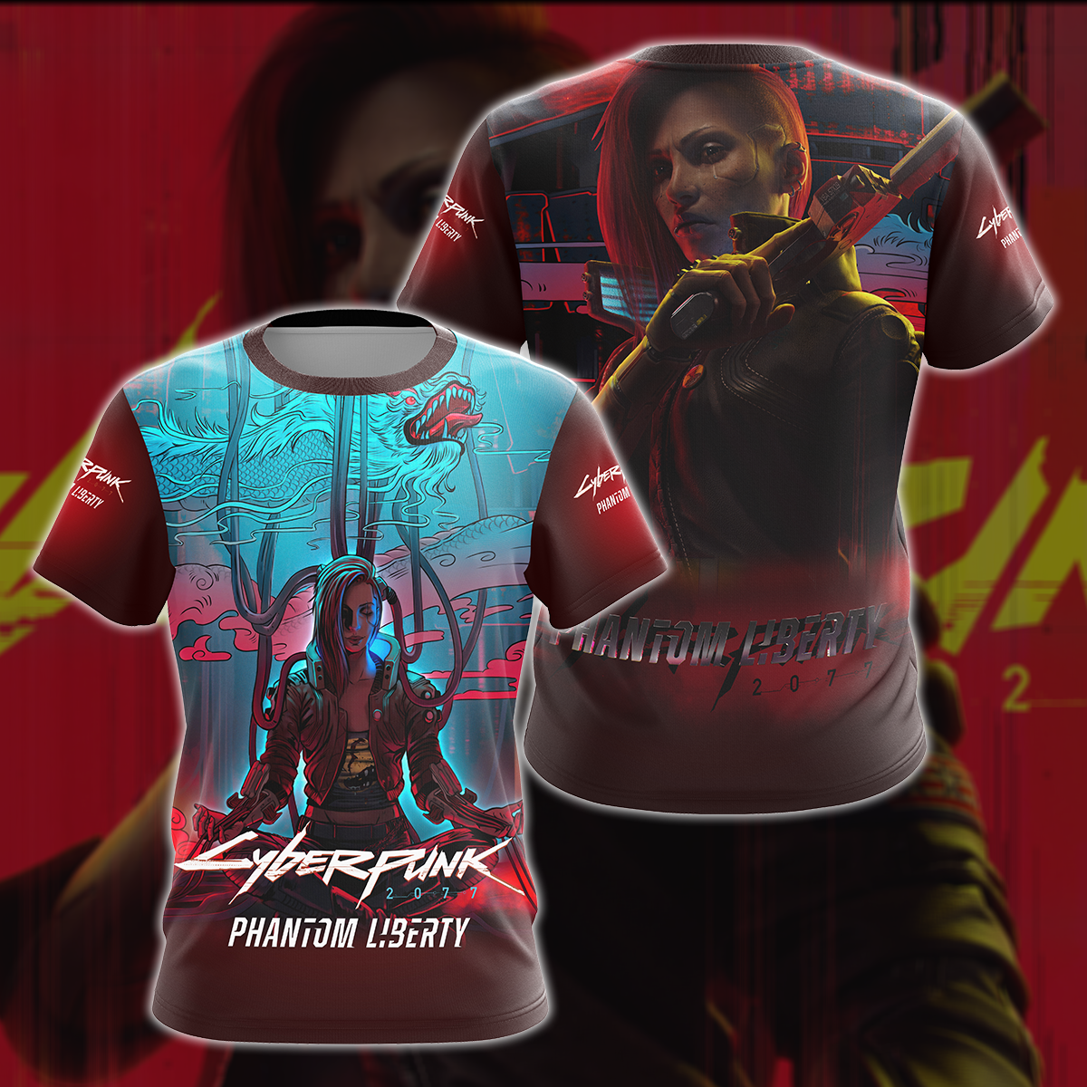 Cyberpunk 2077 2.0 Video Game All Over Printed T-shirt Tank Top Zip Hoodie Pullover Hoodie Hawaiian Shirt Beach Shorts Joggers