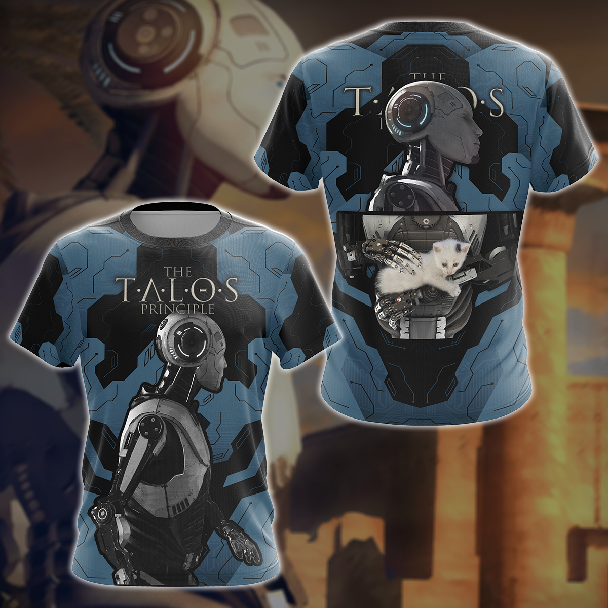 Talos Principle Video Game 3D All Over Printed T-shirt Tank Top Zip Hoodie Pullover Hoodie Hawaiian Shirt Beach Shorts Jogger