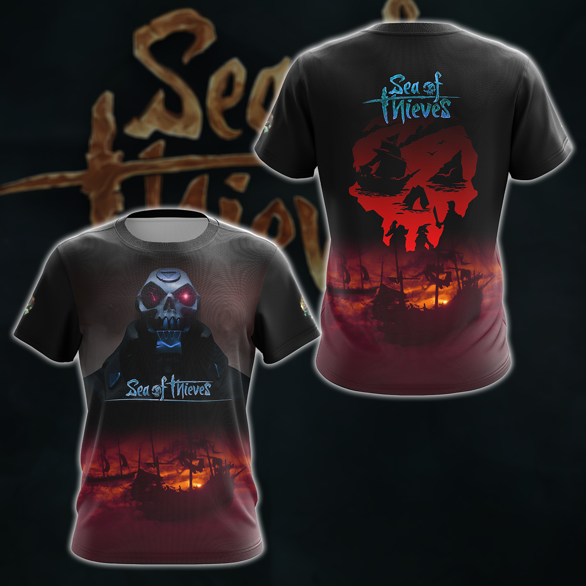 Sea of Thieves Video Game 3D All Over Printed T-shirt Tank Top Zip Hoodie Pullover Hoodie Hawaiian Shirt Beach Shorts Jogger
