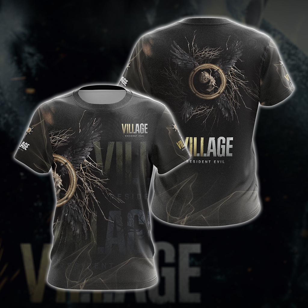 Resident Evil Village All Over Print T-shirt Tank Top Zip Hoodie Pullover Hoodie Hawaiian Shirt