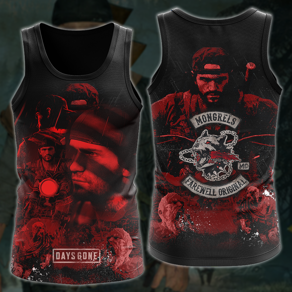 Day’s Gone Video Game 3D All Over Printed T-shirt Tank Top Zip Hoodie Pullover Hoodie Hawaiian Shirt Beach Shorts Jogger