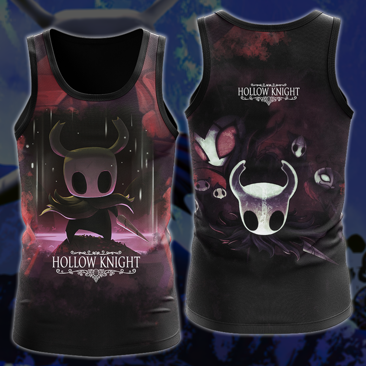 Hollow Knight Video Game 3D All Over Printed T-shirt Tank Top Zip Hoodie Pullover Hoodie Hawaiian Shirt Beach Shorts Jogger