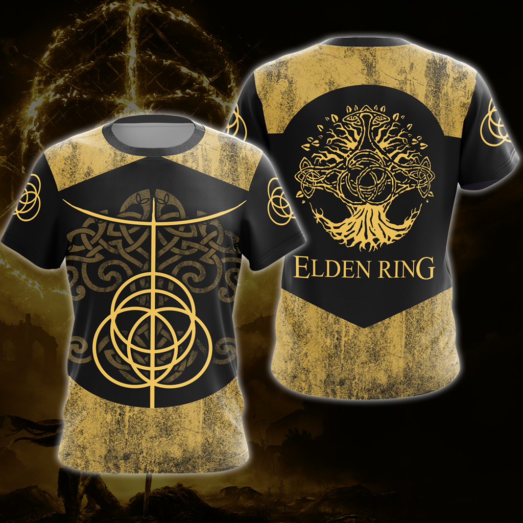 Elden Ring 3D All Over Print T-shirt Tank Top Zip Hoodie Pullover Hoodie Hawaiian Shirt Beach Shorts Jogger