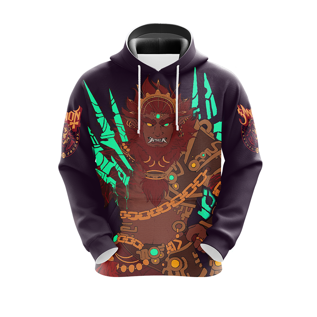 The Legend Of Zelda Hoodie Breath Of The Wild Ganondorf T-shirt Black Brown Unisex