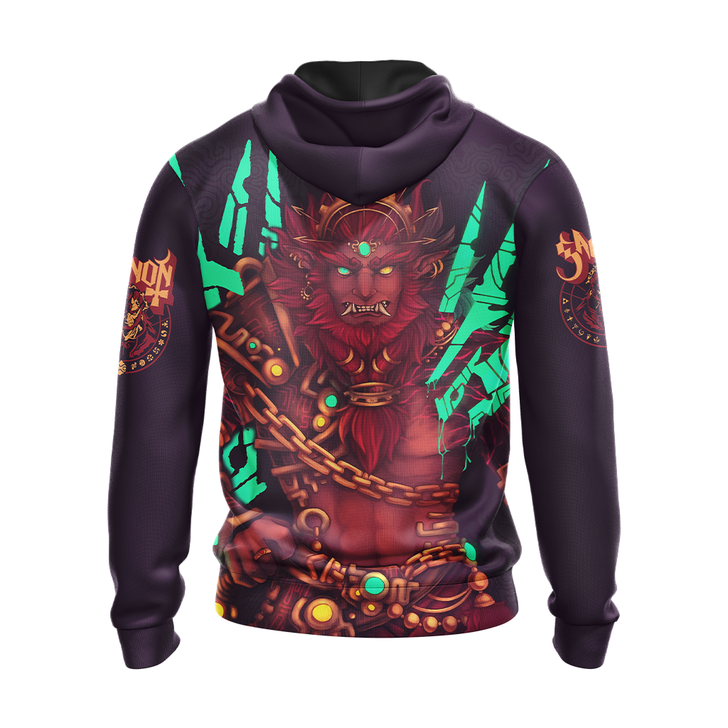 The Legend Of Zelda Hoodie Breath Of The Wild Ganondorf T-shirt Black Brown Unisex
