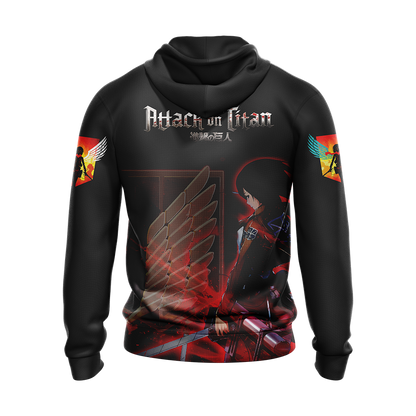 Attack On Titan Hoodie The World Is Cruel And Also Very Beautiful Hoodie Black Unisex - Cozy Hoodie For Cold Weather
