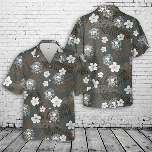 US Air Force Female Chief Master Sgt Hawaiian Shirt