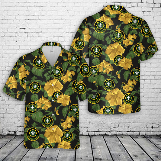 US Army 2nd Cavalry Regiment Hawaiian Shirt