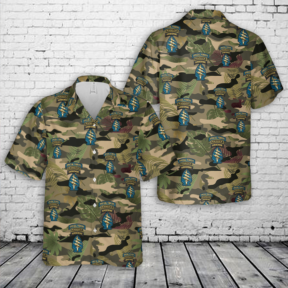 US Army Special Forces Group Hawaiian Shirt