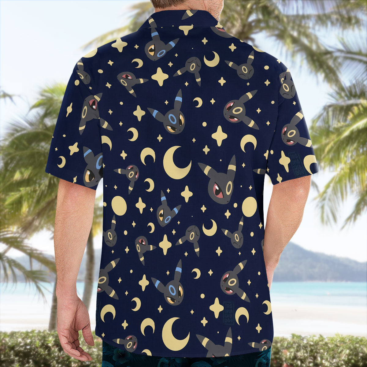 Umbreon Hawaiian Shirt Dark Aloha Vibes