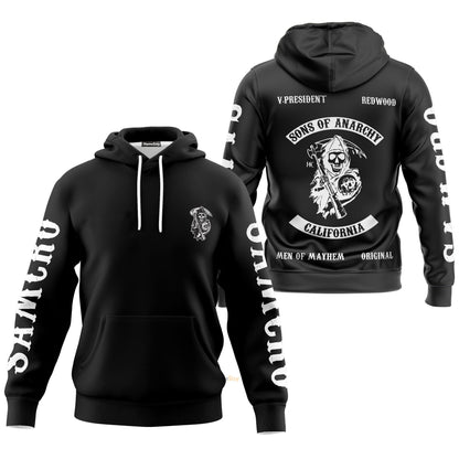 Sons Of Anarchy Men Of Mayhem Hoodie All Over Print Pullover Sweatshirt