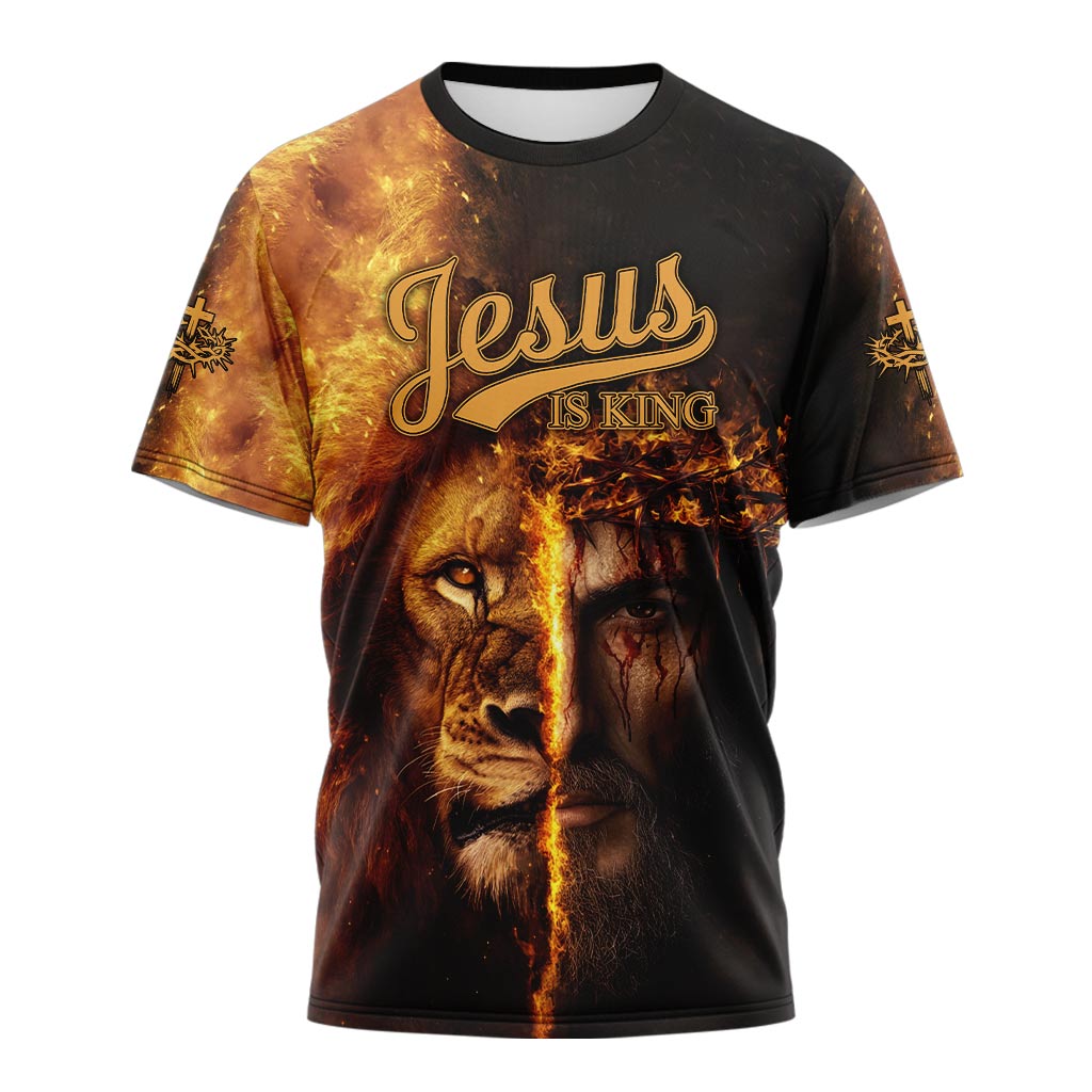 Jesus Is King Lion 3D TShirt