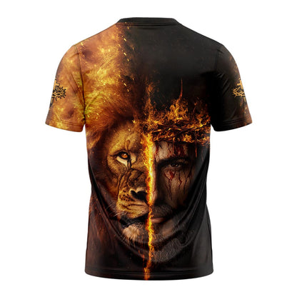 Jesus Is King Lion 3D TShirt