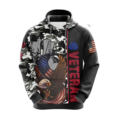 Veteran Hoodie I Do Solemnly Swear That I Will Support Hoodie Black Unisex - Cozy Hoodie For Cold Weather