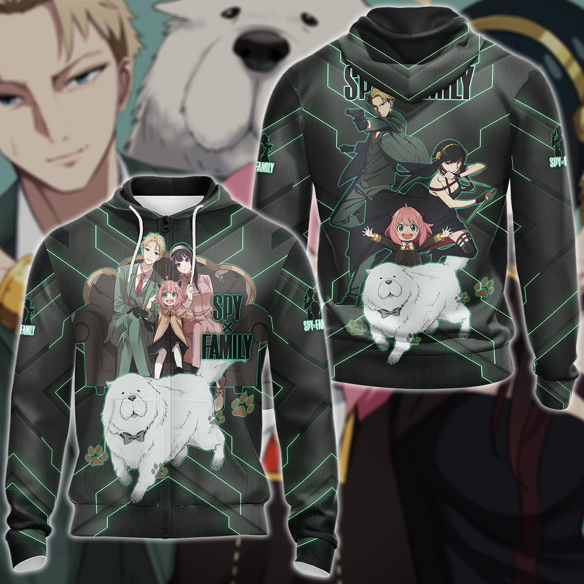 Spy x Family 3D All Over Print T-shirt Tank Top Zip Hoodie Pullover Hoodie Hawaiian Shirt Beach Shorts Jogger