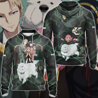 Spy x Family 3D All Over Print T-shirt Tank Top Zip Hoodie Pullover Hoodie Hawaiian Shirt Beach Shorts Jogger