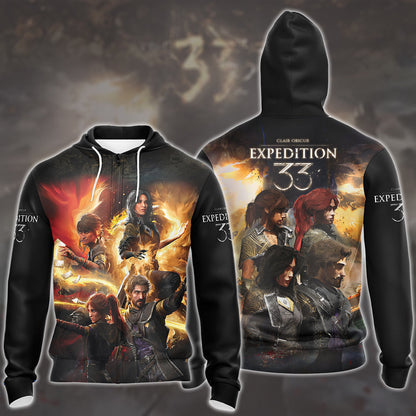 Clair Obscur: Expedition 33 Video Game All Over Printed T-shirt Tank Top Zip Hoodie Pullover Hoodie Hawaiian Shirt Beach Shorts Joggers