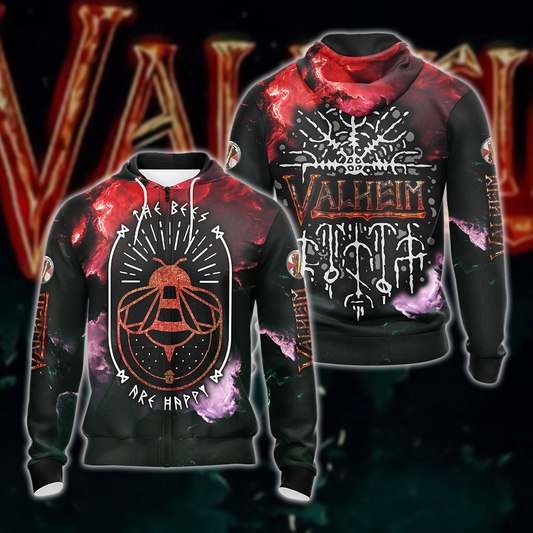 Valheim All 3D Over Print T-shirt Tank Top Zip Hoodie Pullover Hoodie Hawaiian Shirt Beach Shorts Jogger