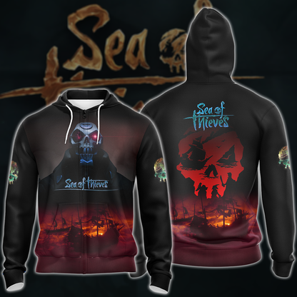 Sea of Thieves Video Game 3D All Over Printed T-shirt Tank Top Zip Hoodie Pullover Hoodie Hawaiian Shirt Beach Shorts Jogger