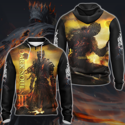 Dark Souls 3 Video Game 3D All Over Printed T-shirt Tank Top Zip Hoodie Pullover Hoodie Hawaiian Shirt Beach Shorts Jogger