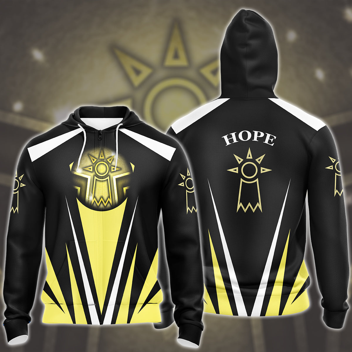 Digimon Crest Of Hope Video Game All Over Printed T-shirt Tank Top Zip Hoodie Pullover Hoodie Hawaiian Shirt Beach Shorts Joggers