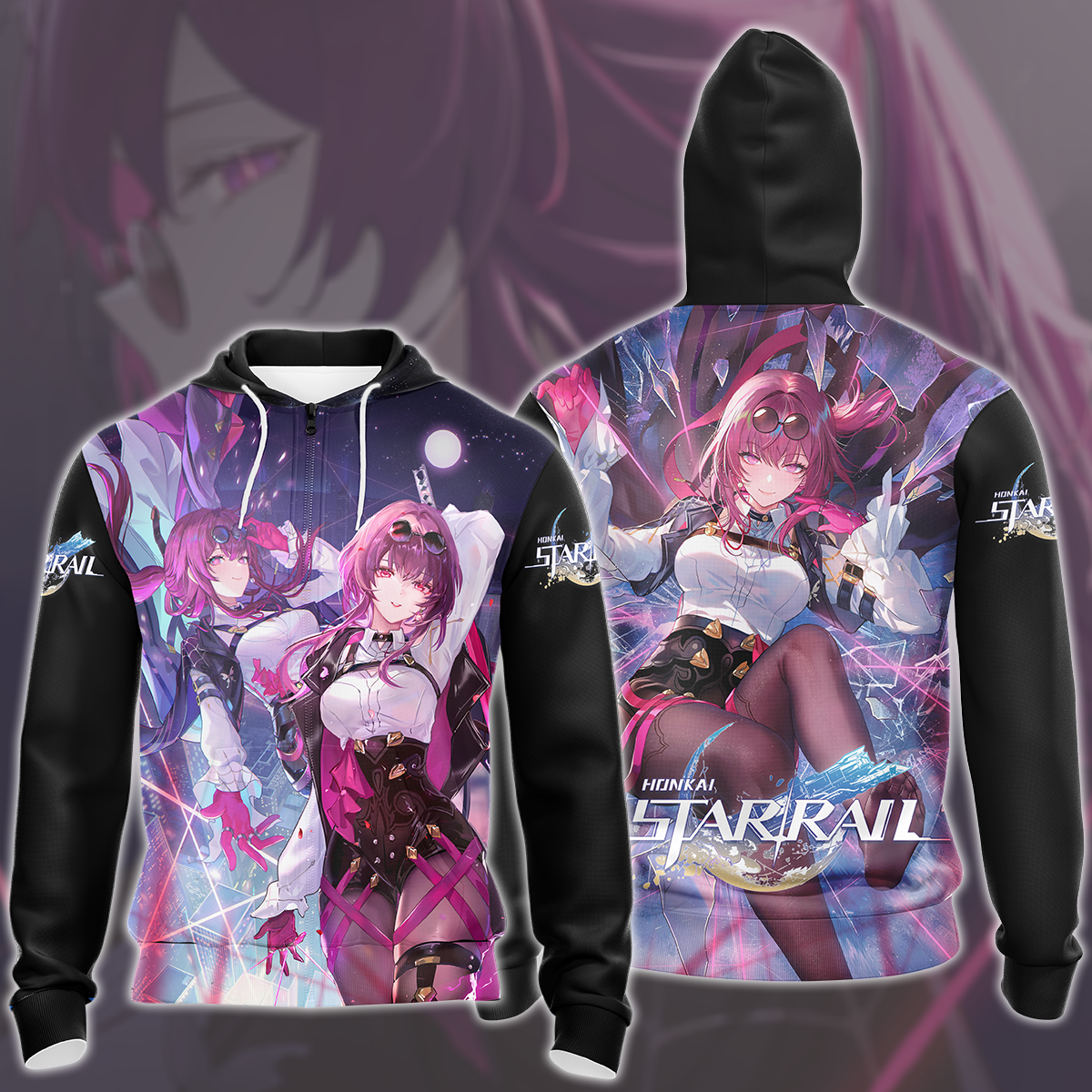 Honkai: Star Rail Kafka Video Game All Over Printed T-shirt Tank Top Zip Hoodie Pullover Hoodie Hawaiian Shirt Beach Shorts Joggers