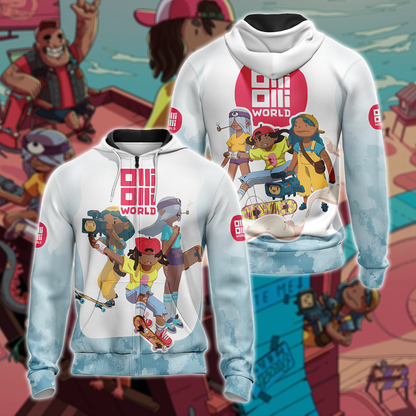 OlliOlli World 3D All Over Print T-shirt Tank Top Zip Hoodie Pullover Hoodie Hawaiian Shirt Beach Shorts Jogger