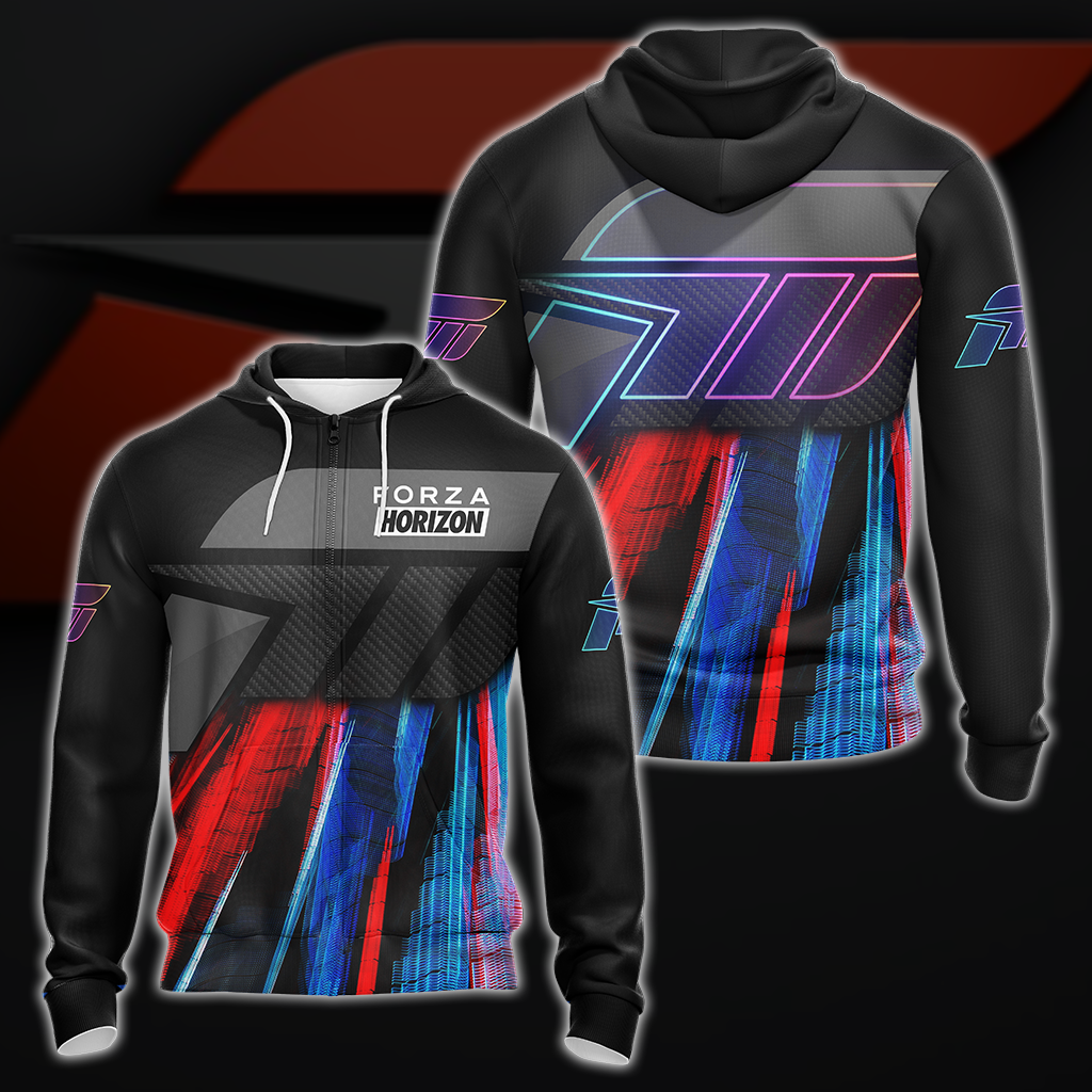 Forza Horizon All Over Print T-shirt Tank Top Zip Hoodie Pullover Hoodie Hawaiian Shirt