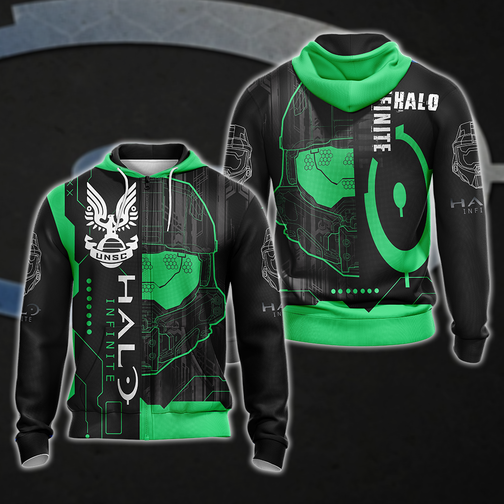 Halo Infinite All Over Print T-shirt Tank Top Zip Hoodie Pullover Hoodie Hawaiian Shirt