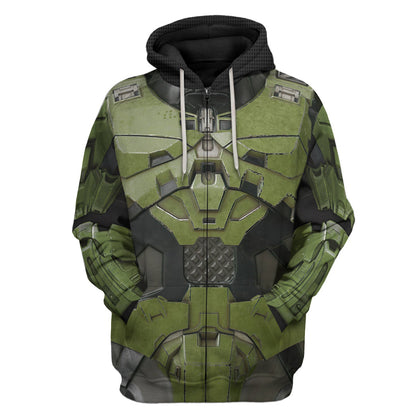  Halo Infinite Masterchief Cosplay Custom Tshirt Hoodie Apparel