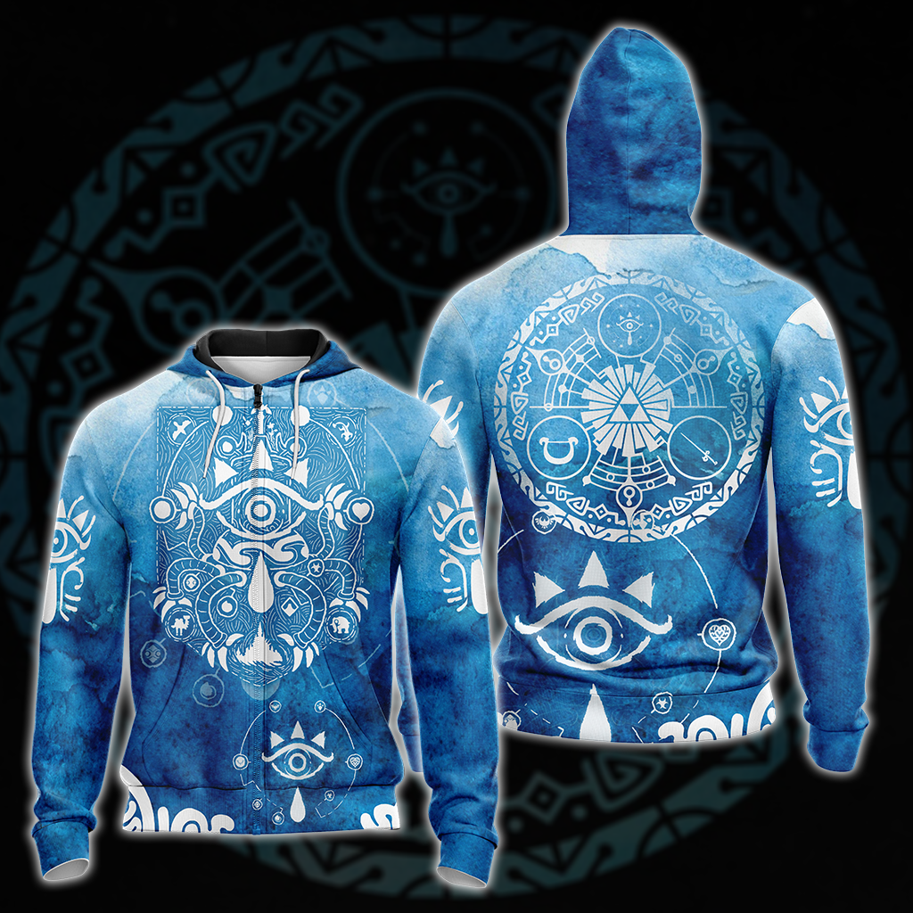 The Legend of Zelda All Over Print T-shirt Tank Top Zip Hoodie Pullover Hoodie