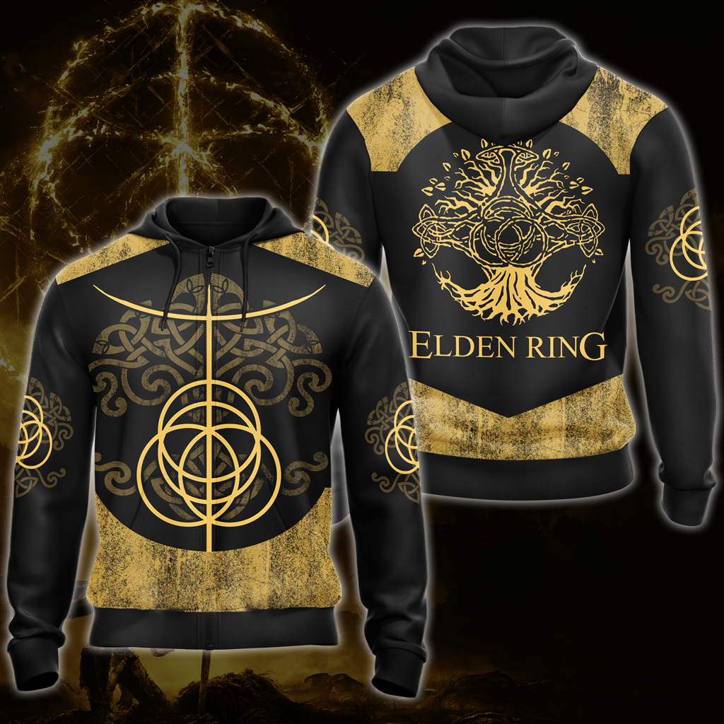 Elden Ring 3D All Over Print T-shirt Tank Top Zip Hoodie Pullover Hoodie Hawaiian Shirt Beach Shorts Jogger