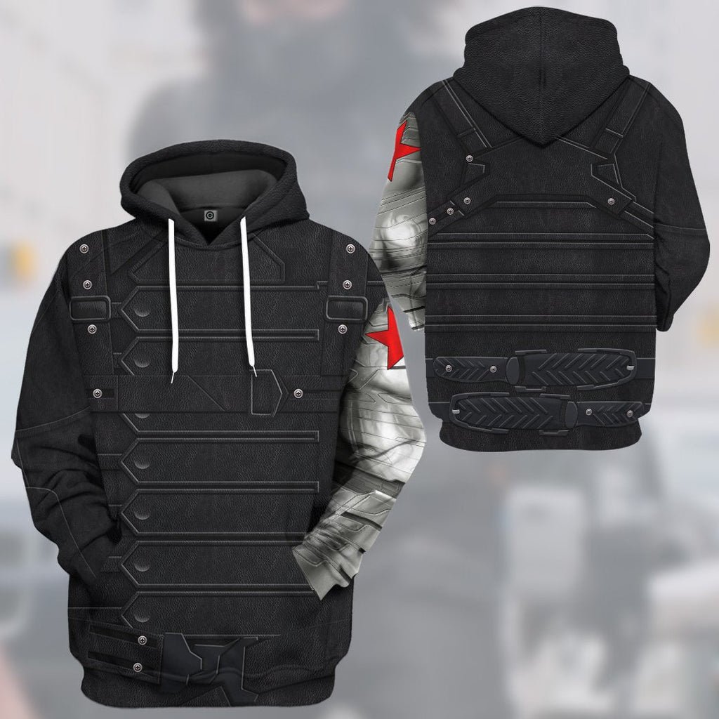  Mrvl Bucky Barnes Winter Soldier Custom Tshirt Hoodie Apparel