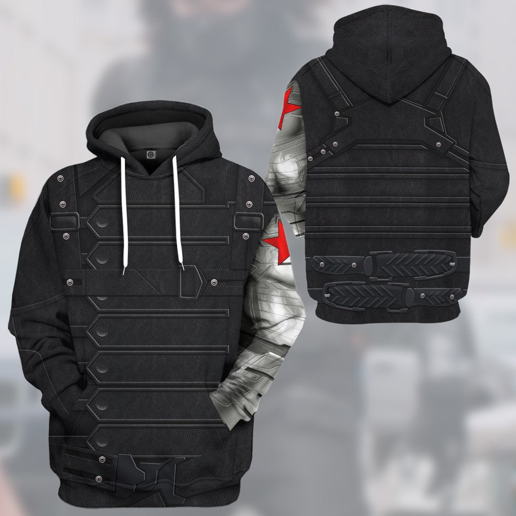  Mrvl Bucky Barnes Winter Soldier Custom Tshirt Hoodie Apparel