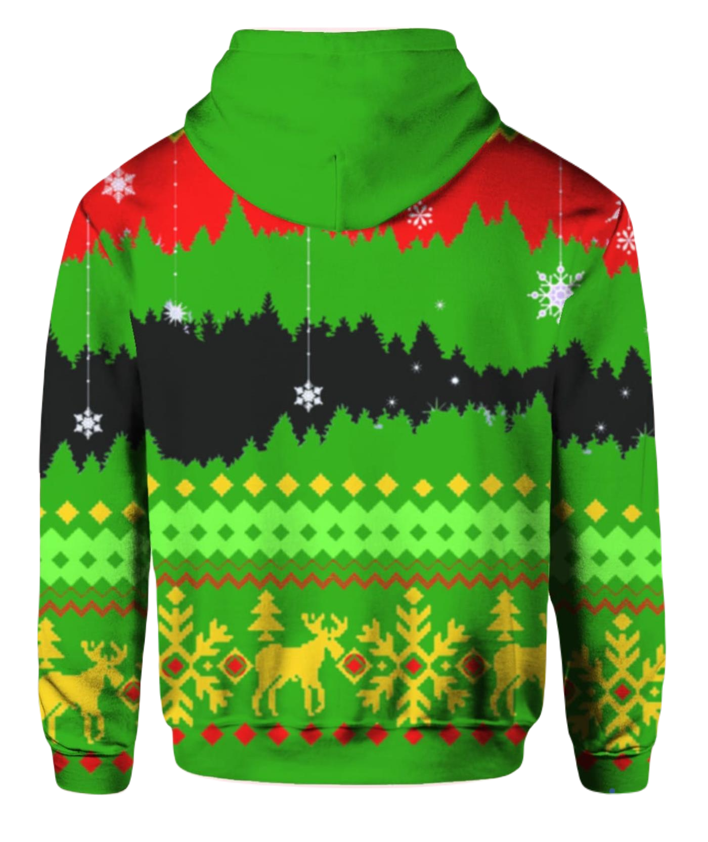Loki Hoodie Alligator Loki Merry Christmas Hoodie Green Unisex - Cozy Hoodie For Cold Weather