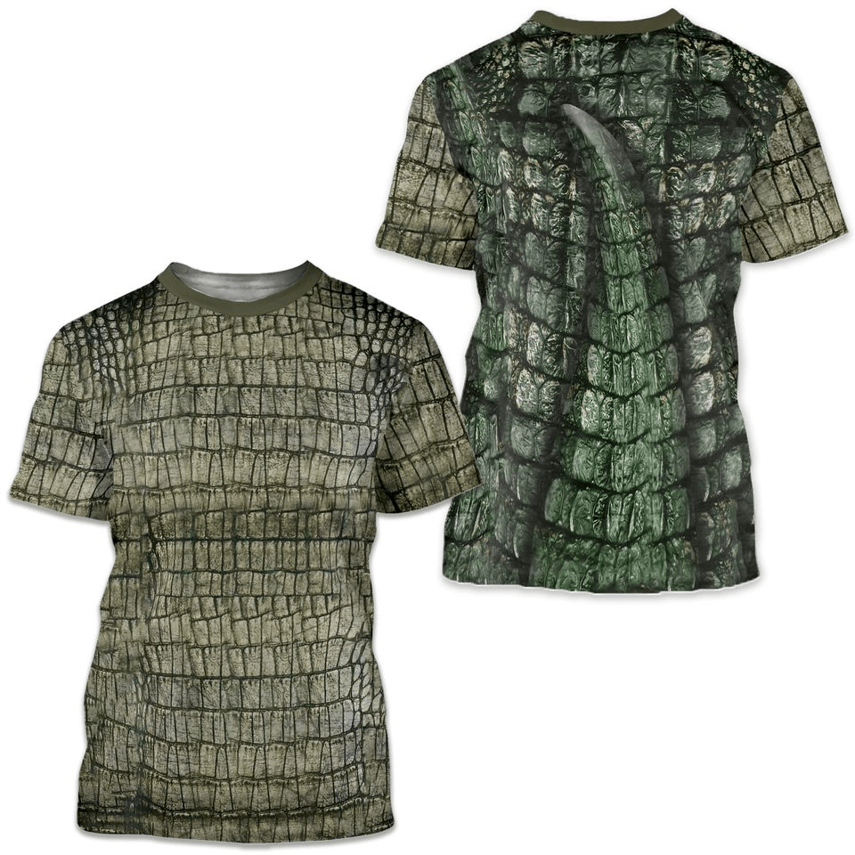 Loki T-Shirt Alligator Loki Skin Costume T-Shirt Green Unisex - Trendy Gift For Men & Women