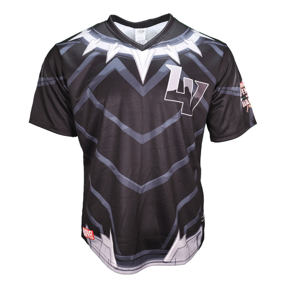 Black Panther Baseball Jersey Black Panther Suit Costume Jersey Shirt Unisex Adult New Release