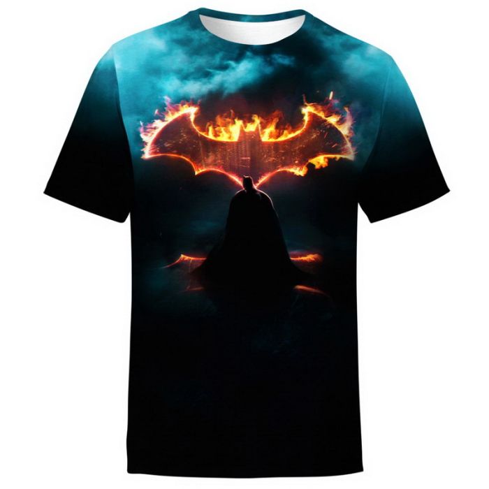 Batman Hoodie Dc Batman Dark Knight Returns T-Shirt Black Blue Unisex - Trendy Gift For Men & Women